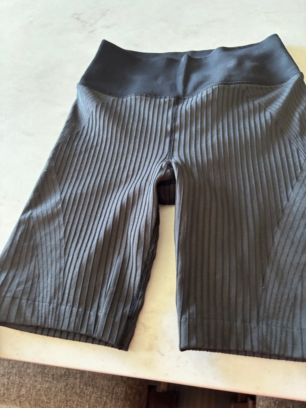 lululemon athletica Ribbed High-Waist Bike Shorts - Black